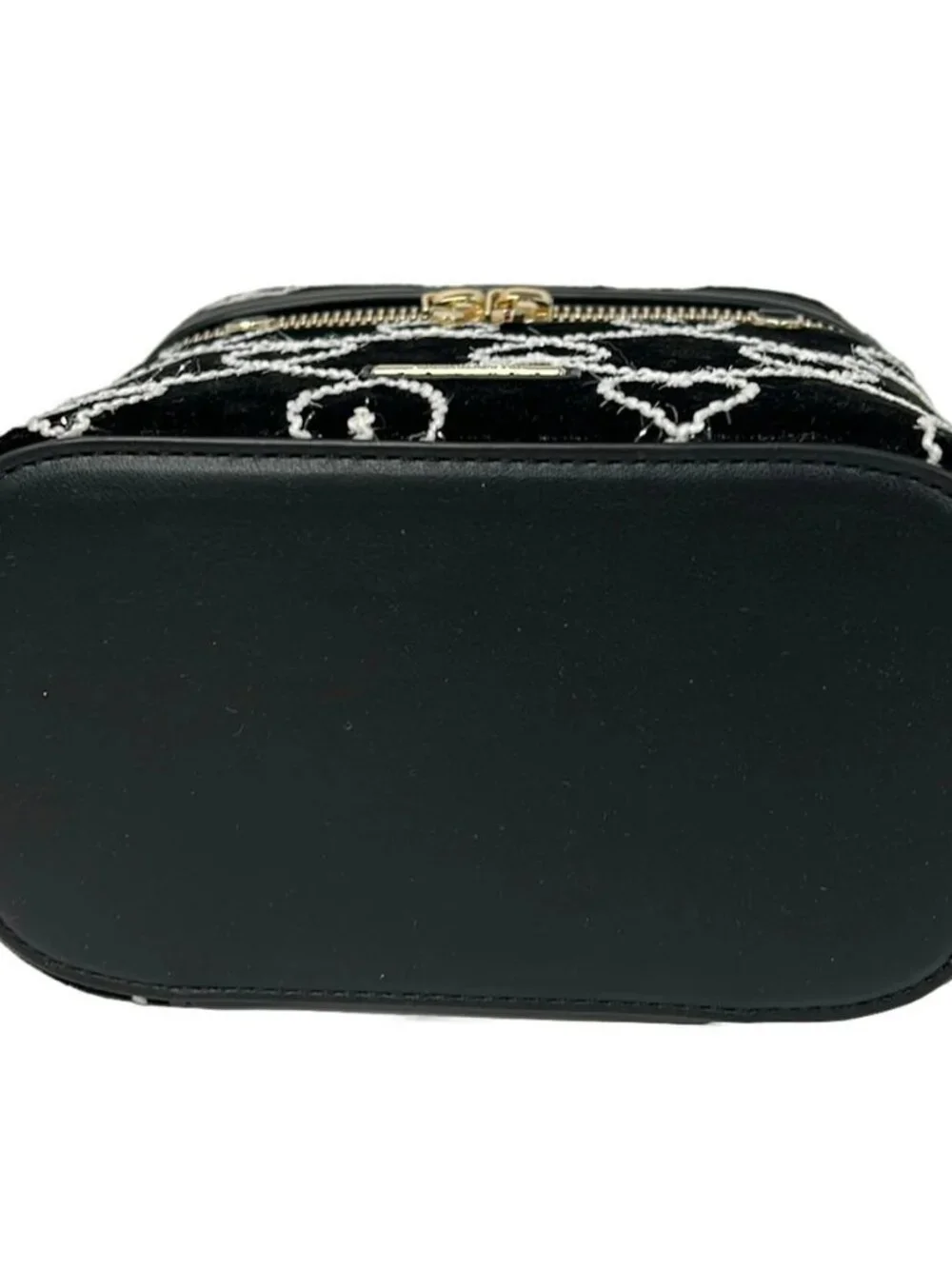 Samantha Vega Kuromi Collection Black White Polyester Vanity Bag
